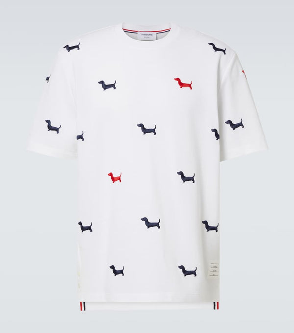 Thom Browne Hector cotton piqué T-shirt