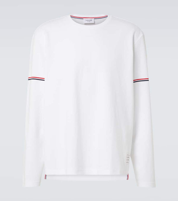 Thom Browne RWB Stripe cotton jersey T-shirt