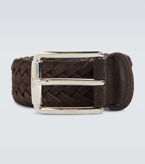 Tod's Braided suede belt