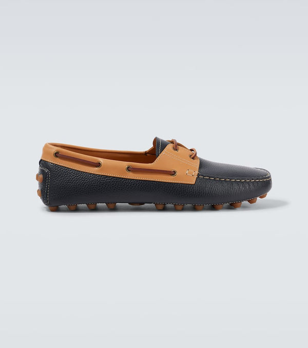 Tod's Gommino Bubble leather boat shoes