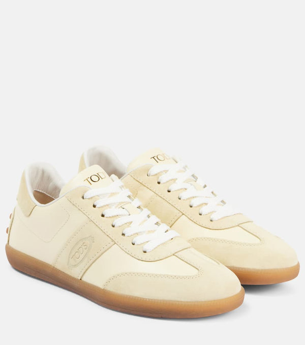 Tod's Tabs leather and suede sneakers