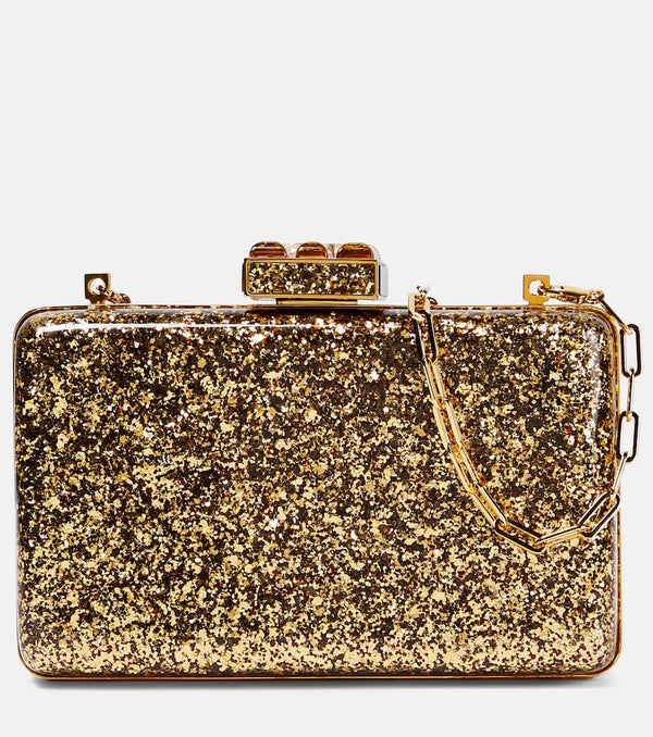 Tom Ford 001 Lock glitter clutch