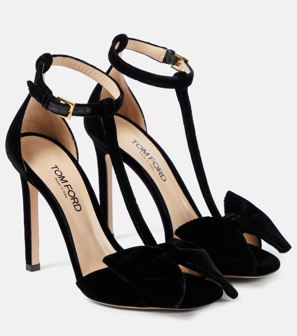 Tom Ford Brigitte velvet sandals