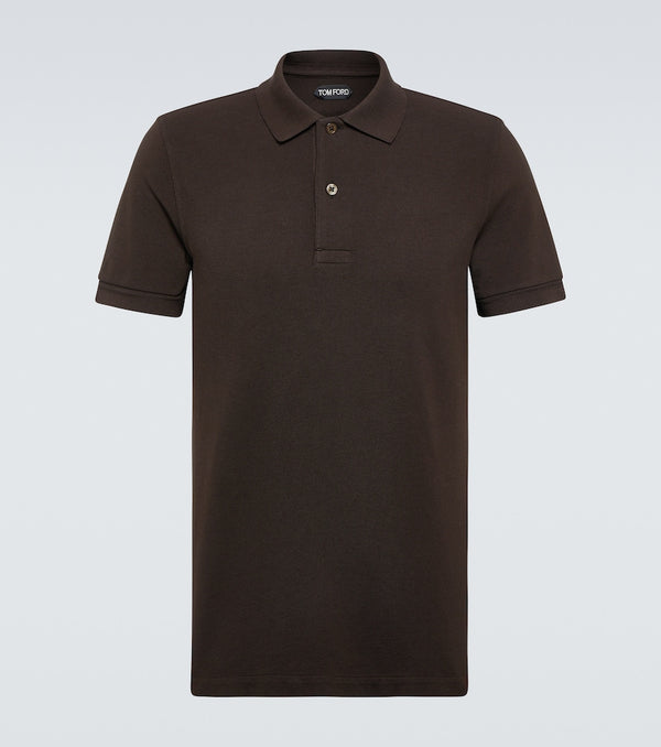 Tom Ford Cotton piqué polo shirt