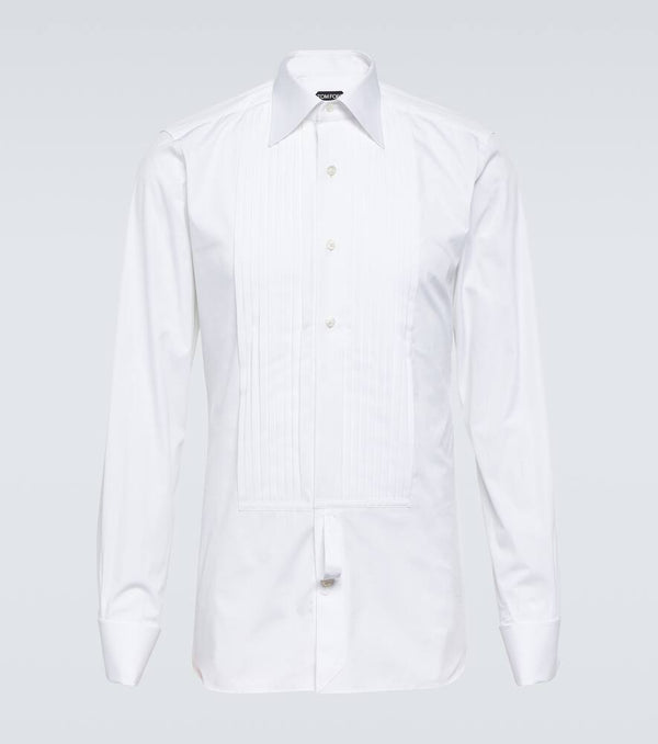 Tom Ford Cotton voile tuxedo shirt