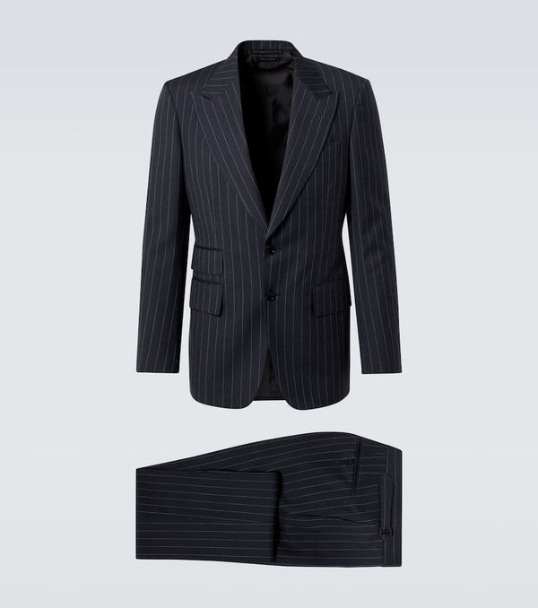 Tom Ford Pinstripe wool and mohair suit