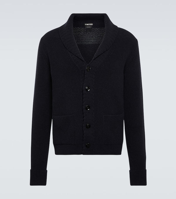 Tom Ford Ribbed-knit cashmere cardigan