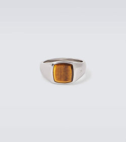 Tom Wood Kay sterling silver ring with tiger's eye