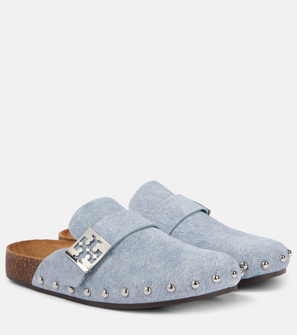 Tory Burch Mellow studded suede clogs