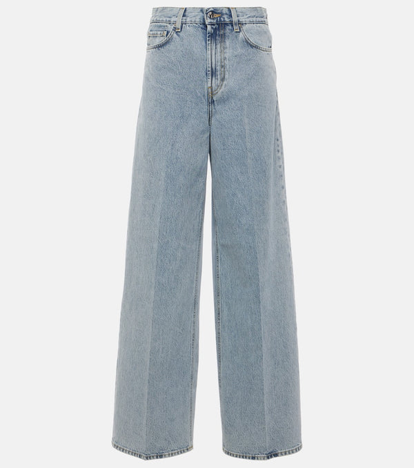 Toteme High-rise wide-leg jeans