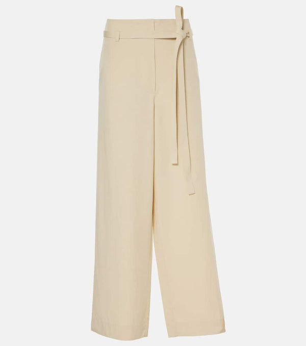 Toteme High-rise wide-leg pants