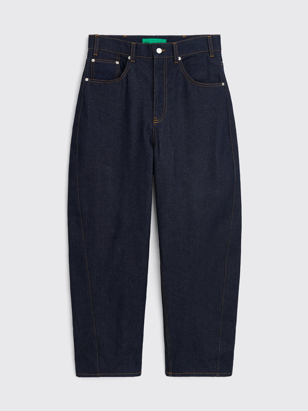 TRÈS BIEN everywear Twisted 5 Pocket Work Pant Raw Denim Blue