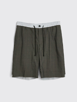 TRÈS BIEN everywear Sport Shorts Viscose Grey Check