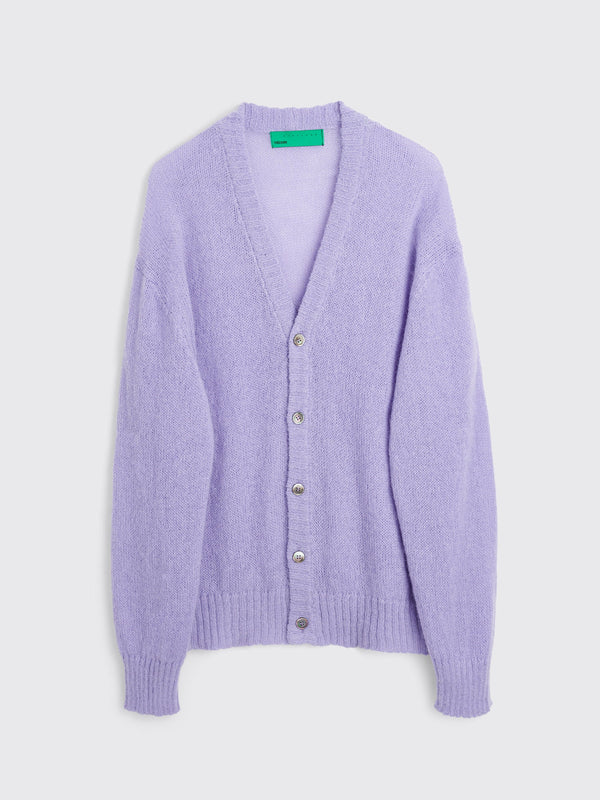 TRÈS BIEN everywear Fuzzy Light Cardigan Violet