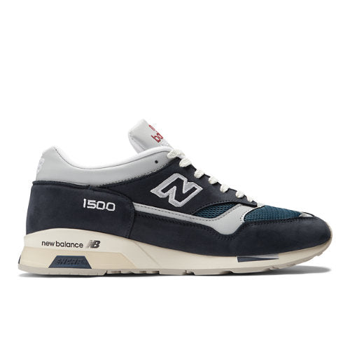 New Balance Made in UK 1500 in Blue Grey White Suede Mesh