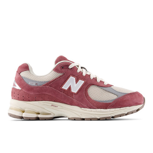 New Balance 2002R in Red Grey Suede Mesh