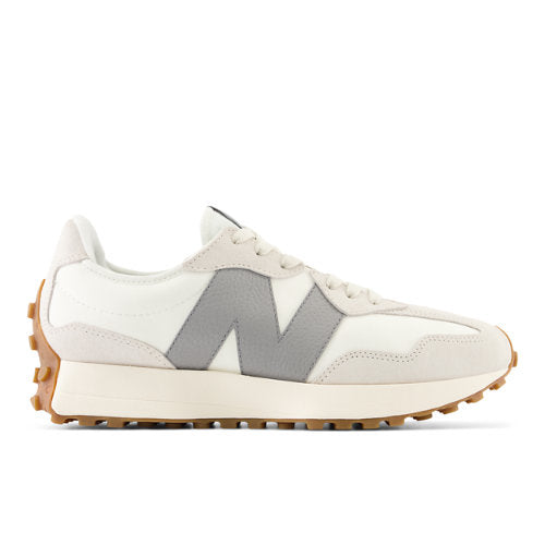 New Balance 327 in Beige Grey Suede Mesh