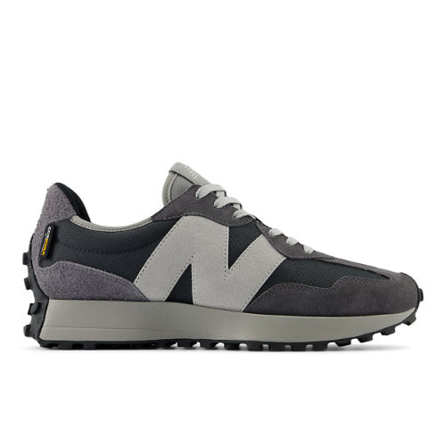 New Balance Unisex 327 in Grey Suede/Mesh, 