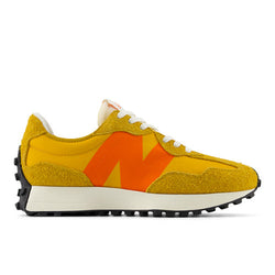 New Balance 327 in Brown Yellow Suede Mesh