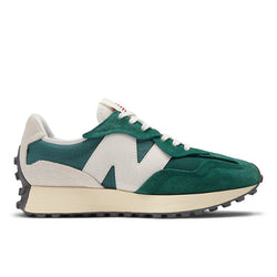 New Balance 327 in Green Suede Mesh