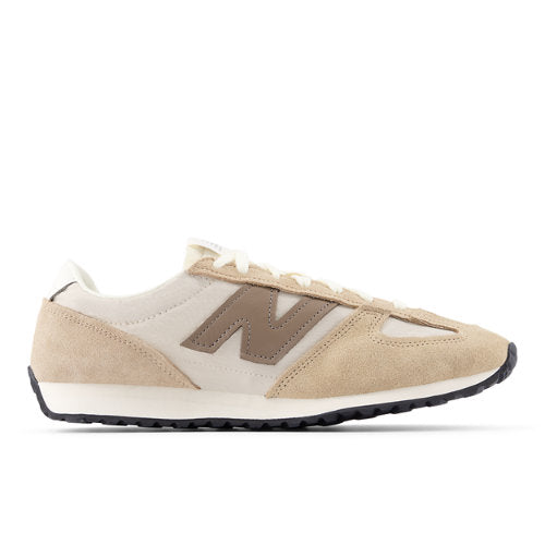 New Balance 471 in Beige Grey Brown Suede Mesh