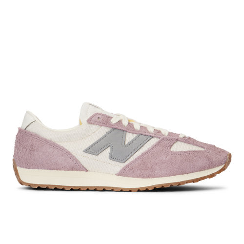 New Balance 471 in Beige Purple Grey Suede Mesh