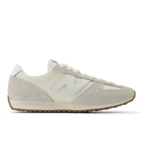 New Balance 471 in Beige White Suede Mesh