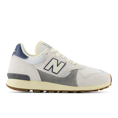 New Balance U475 in Grey White Blue Suede Mesh