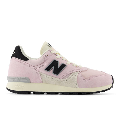 New Balance U475 in Pink Black Beige Grey Suede Mesh