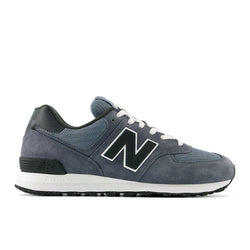 New Balance Unisex 574 in Grey/Black Suede/Mesh, 