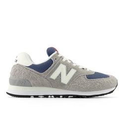 New Balance 574 in Grey White Suede Mesh