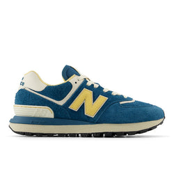 New Balance 574 LEGACY in Blue Yellow Leather