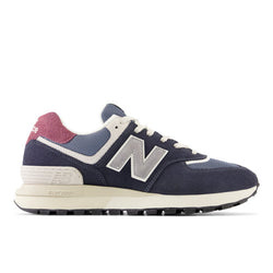 New Balance 574 Legacy in Blue Grey Suede Mesh