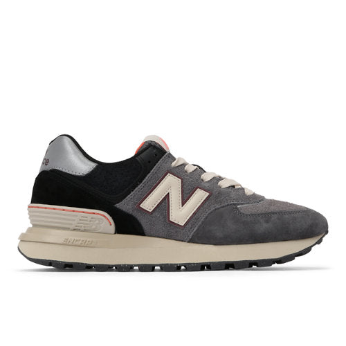 New Balance 574 LEGACY in Grey Black Suede Mesh