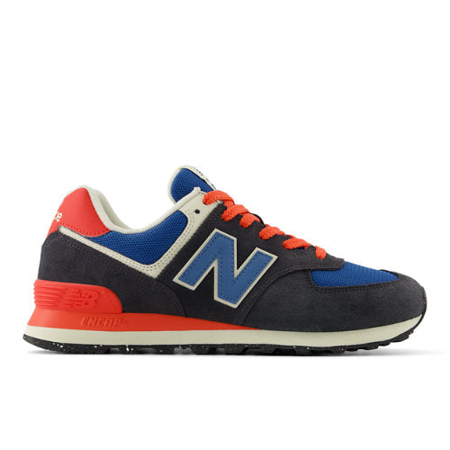 New Balance 574 Black Blue Red