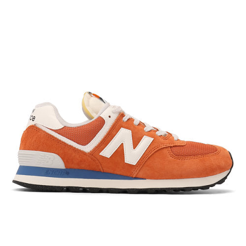 New Balance Unisex 574 Orange White