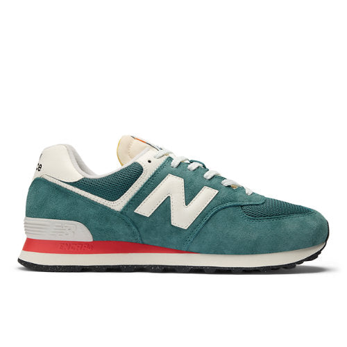 New Balance Unisex 574 Green White