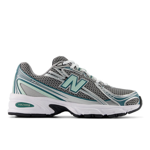 New Balance 740 in Grey Green Suede Mesh