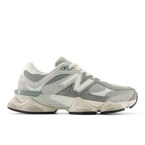 New Balance Unisex 9060 in Grey Suede/Mesh, 