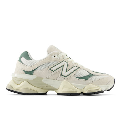 New Balance 9060 in Beige Green Suede Mesh