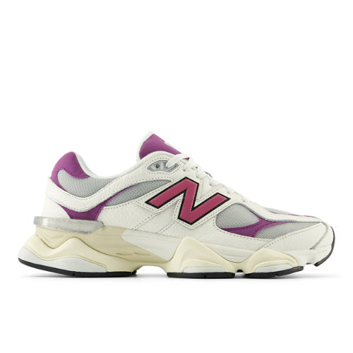 New Balance 9060 in White Red Purple Leather