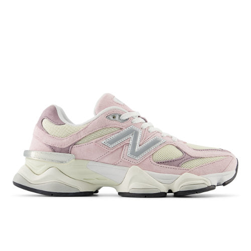 New Balance 9060 in Pink Beige Purple Suede Mesh