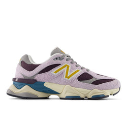 New Balance 9060 in Purple Brown Blue Suede Mesh