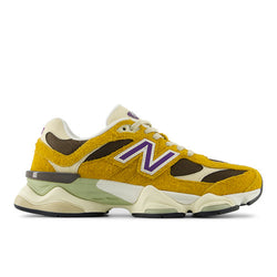 New Balance 9060 in Brown Purple Green Suede Mesh