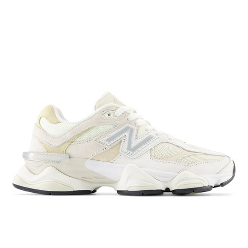 New Balance 9060 in Beige White Suede Mesh