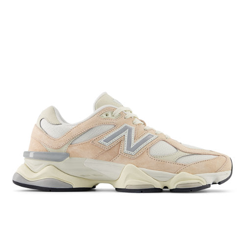 New Balance 9060 in Pink White Grey Suede Mesh