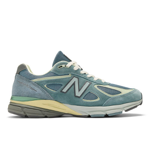 New Balance Auralee x Made 990v4/Mesh Grey Blue Green