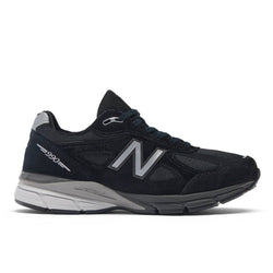 New Balance Made in USA 990v4 in Black Grey Leather