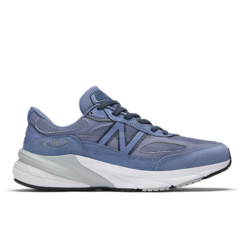 New Balance Made in USA 990v6 in Purple Blue Leather