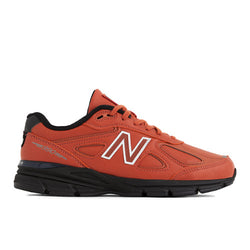 New Balance Unisex Made in USA 990v4 in Brown/Black Leather, 